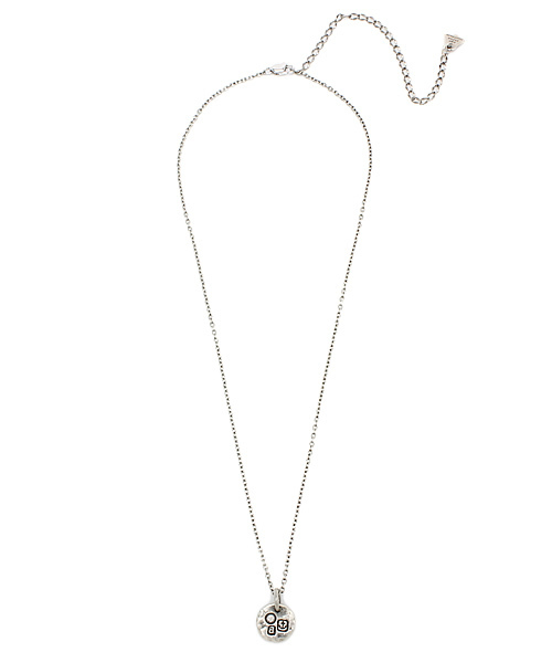 NANO universe（ナノユニバース）の「amp japan(アンプジャパン)/ Silver Round Charm Nk（ネックレス・メンズ・シルバー・FREE）」の3枚目の写真