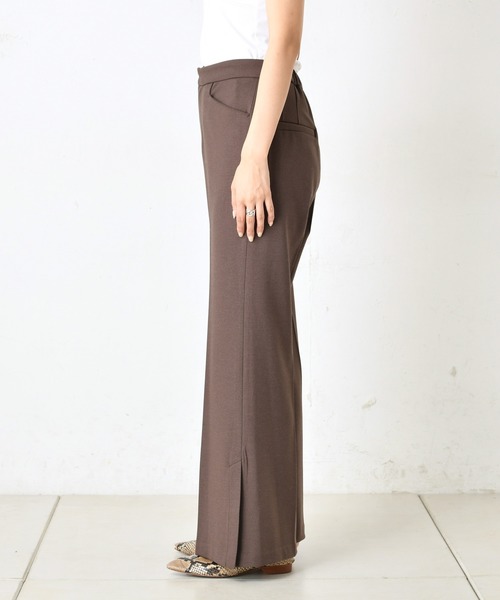 DouDou(ドゥドゥ)の「裏起毛セミフレアパンツ(その他パンツ・レディース・ブラック/ブラウン/ピンク/ホワイト系その他/ブラウン系その他3・38/36)」の13枚目の写真