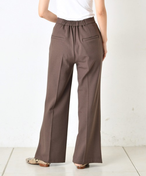 DouDou(ドゥドゥ)の「裏起毛セミフレアパンツ(その他パンツ・レディース・ブラック/ブラウン/ピンク/ホワイト系その他/ブラウン系その他3・38/36)」の12枚目の写真