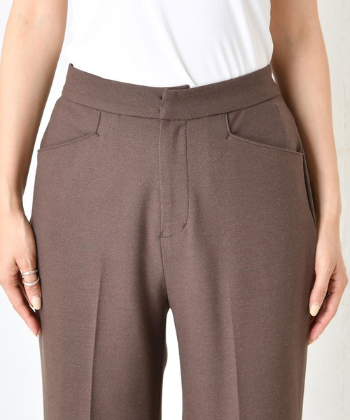 DouDou(ドゥドゥ)の「裏起毛セミフレアパンツ(その他パンツ・レディース・ブラック/ブラウン/ピンク/ホワイト系その他/ブラウン系その他3・38/36)」の10枚目の写真