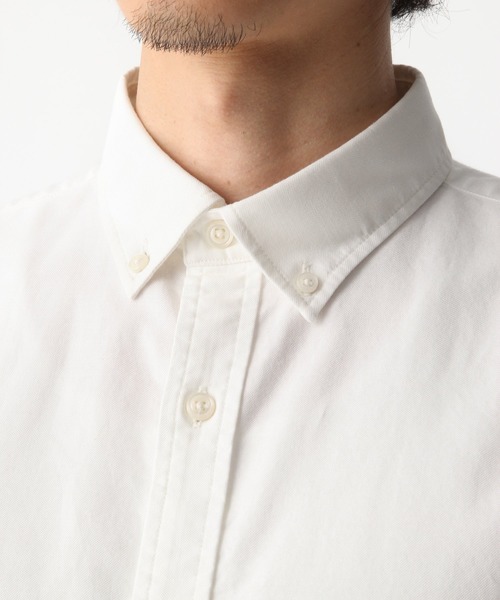 GLOBAL WORK（グローバルワーク）の「OXフォードボタンダウンシャツ【汚れが落ちやすい】/858334（シャツ/ブラウス・メンズ・ホワイト/ライトブルー/ネイビー/グリーン/ライトブラウン・SMALL/MEDIUM/LARGE/X-LARGE）」の20枚目の写真