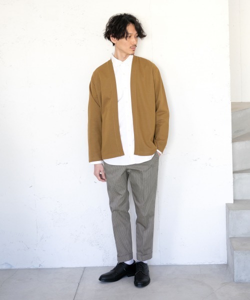 GLOBAL WORK（グローバルワーク）の「OXフォードボタンダウンシャツ【汚れが落ちやすい】/858334（シャツ/ブラウス・メンズ・ホワイト/ライトブルー/ネイビー/グリーン/ライトブラウン・SMALL/MEDIUM/LARGE/X-LARGE）」の15枚目の写真