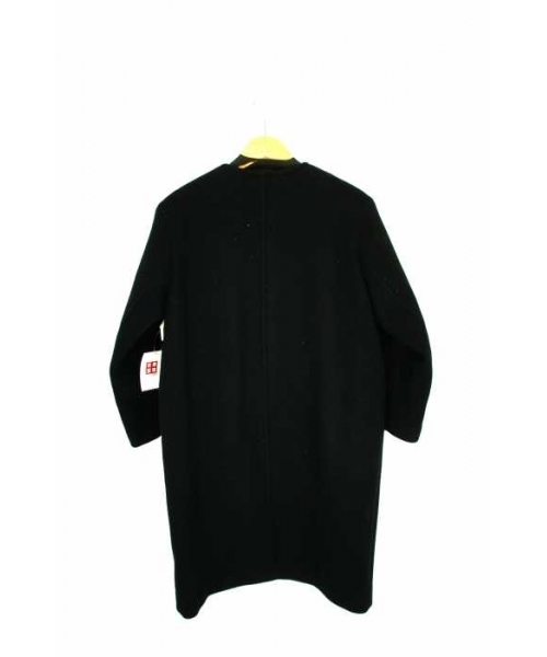 ブランド古着】ビーバーフロントZIPコート ノーカラー（ノーカラー  