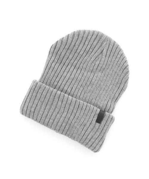 HARE（ハレ）の「ワッチキャップ(HARE)（ニットキャップ/ビーニー・メンズ・オフホワイト/ブラック/グレー/ネイビー/レッド・ONE SIZE）」の8枚目の写真