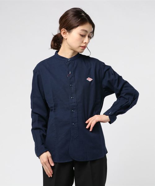 Danton ダントン の Danton ダントン ビエラスタンドシャツ レディース シャツ ブラウス Wear