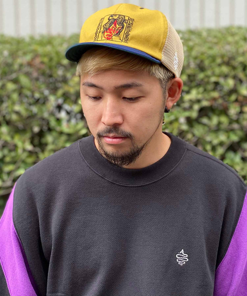 ALDIES（アールディーズ）の「Kabuki Cap / カブキキャップ（キャップ・メンズ・ブラック/ネイビー/イエロー/オレンジ・FREE）」の3枚目の写真