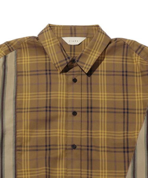 Jieda（ジエダ）の「＜JieDa＞ ASYMMETRY SS SHT/シャツ（シャツ/ブラウス・メンズ・ブラウン/グレー・2/1）」の6枚目の写真