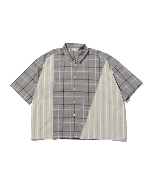 Jieda（ジエダ）の「＜JieDa＞ ASYMMETRY SS SHT/シャツ（シャツ/ブラウス・メンズ・ブラウン/グレー・2/1）」の16枚目の写真