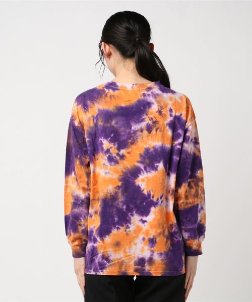 WEGO（ウィゴー）の「WEGO/タイダイロゴロンT（Tシャツ/カットソー・レディース・パープル/グリーン・FREE）」の16枚目の写真