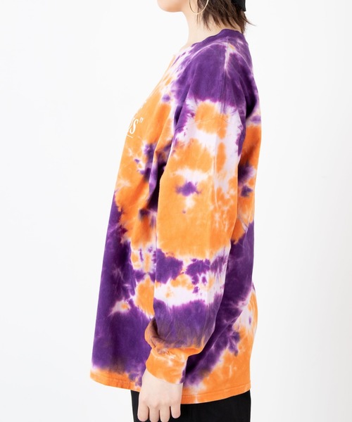 WEGO（ウィゴー）の「WEGO/タイダイロゴロンT（Tシャツ/カットソー・レディース・パープル/グリーン・FREE）」の13枚目の写真