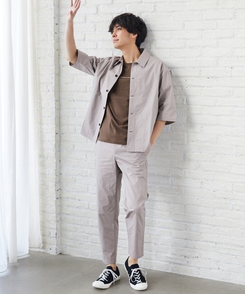 LAKOLE（ラコレ）の「USAダンプイージーパンツ / LAKOLE（その他パンツ・メンズ・サンドグレー/ブラック・MEDIUM/LARGE）」の3枚目の写真