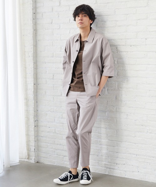 LAKOLE（ラコレ）の「USAダンプイージーパンツ / LAKOLE（その他パンツ・メンズ・サンドグレー/ブラック・MEDIUM/LARGE）」の4枚目の写真