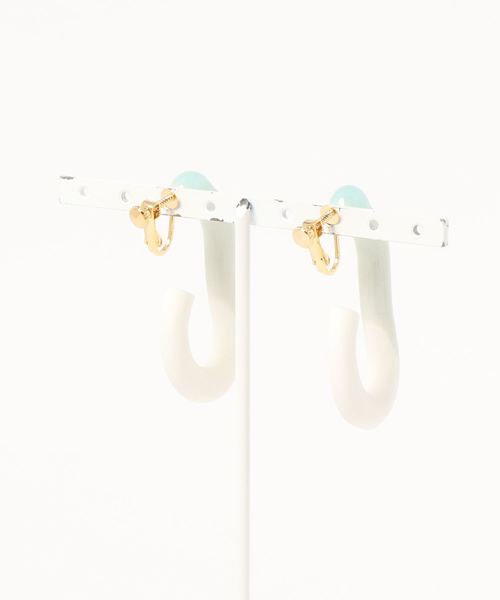 LAPUIS(ラピュイ)の「Lapuis(ラピュイ)ARITA Hoop Earring B(イヤリング・レディース・ブルー・FREE)」の3枚目の写真
