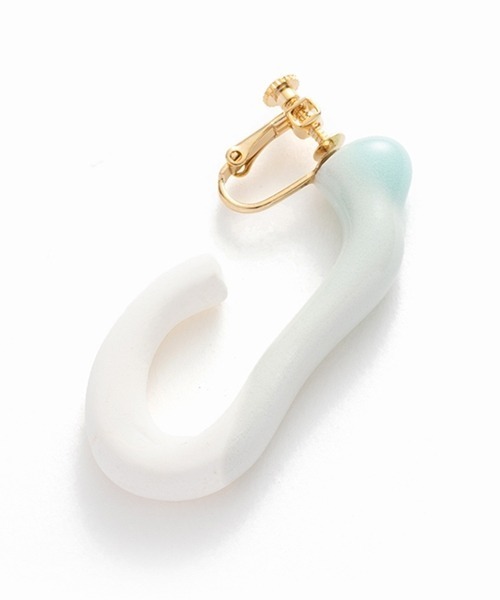 LAPUIS(ラピュイ)の「Lapuis(ラピュイ)ARITA Hoop Earring B(イヤリング・レディース・ブルー・FREE)」の5枚目の写真