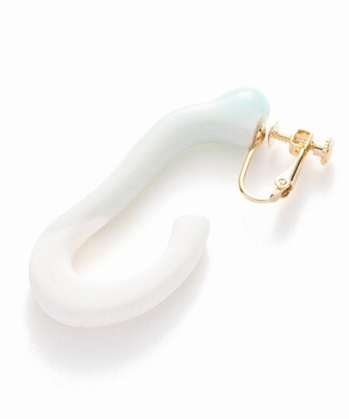 LAPUIS(ラピュイ)の「Lapuis(ラピュイ)ARITA Hoop Earring B(イヤリング・レディース・ブルー・FREE)」の2枚目の写真