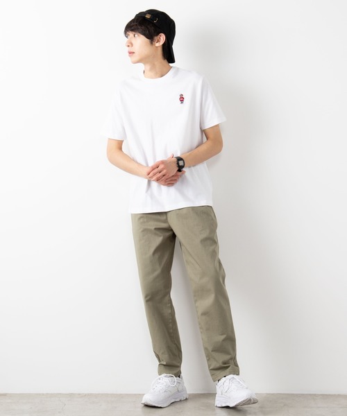 WEGO(ウィゴー)の「WEGO/ベア刺繍Tシャツ(Tシャツ/カットソー・メンズ・ホワイト/ブラウン/その他1/ピンク/ブラック・SMALL/MEDIUM/LARGE)」の6枚目の写真