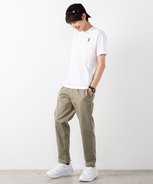 WEGO(ウィゴー)の「WEGO/ベア刺繍Tシャツ(Tシャツ/カットソー・メンズ・ホワイト/ブラウン/その他1/ピンク/ブラック・SMALL/MEDIUM/LARGE)」の8枚目の写真