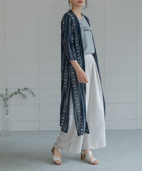 Bou Jeloud(ブージュルード)の「チュールレース刺繍カーディガン(カーディガン/ボレロ・レディース・オフホワイト/ネイビー/ブラック・FREE)」の20枚目の写真