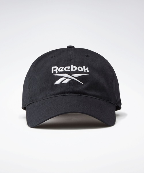 Reebok（リーボック）の「アクティブ ファウンデーション バッジ キャップ / Active Foundation Badge Cap（キャップ・メンズ・ブラック/ブラック×ブラック/ネイビー/ホワイト/ミント/ネイビー×ホワイト・LARGE）」の4枚目の写真