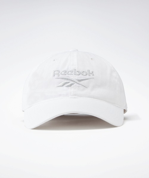 Reebok（リーボック）の「アクティブ ファウンデーション バッジ キャップ / Active Foundation Badge Cap（キャップ・メンズ・ブラック/ブラック×ブラック/ネイビー/ホワイト/ミント/ネイビー×ホワイト・LARGE）」の2枚目の写真