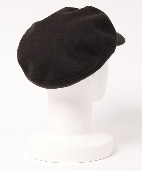 coca(coca)(コカ)の「メルトンキャスケット(キャスケット・レディース・ブラック/ベージュ・ONE SIZE)」の3枚目の写真