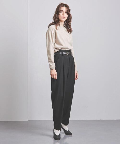 CELLAR DOOR（セラドール）の「＜CellarDoor（セラードアー）＞ SUZANNA テーパードパンツ◆（その他パンツ・レディース・ブラウン/ブラック・42/38/40）」の2枚目の写真