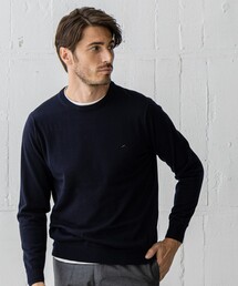 【WEB限定】キャッシュウール バックブル クルーニット
