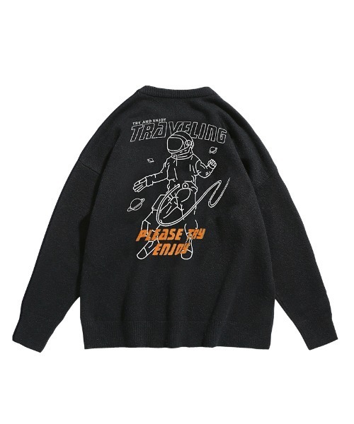 HOOK(フック)の「オリジナルプリント ニット風スウェット(ニット/セーター・メンズ・G/B/D/E/F/A/C/H/L/M/N/I/J/K・L/M/XL)」の17枚目の写真