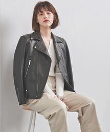 シ*チ様 UNITED ARROWS ブラックレザーロングジャケット シ*チ様 UNITED ARROWS ブラックレザーロングジャケット シ*チ様