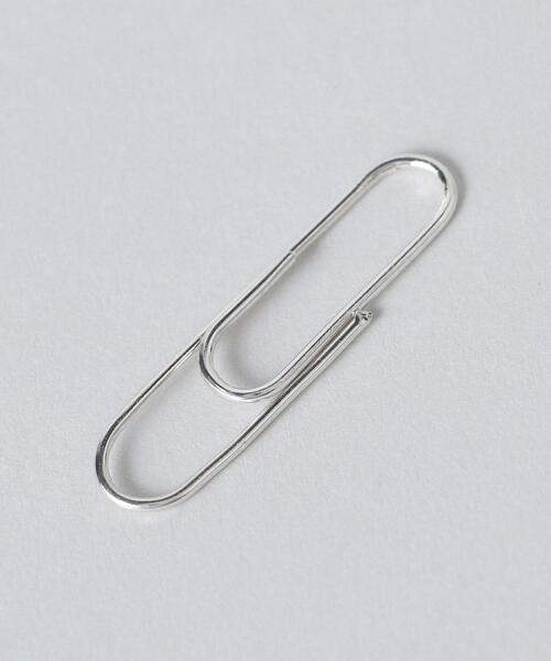 BEAUTY&YOUTH UNITED ARROWS(ビューティーアンドユースユナイテッドアローズ)の「<LOREN STEWART>SILVER PAPER CLIP EARRING/ピアス. ◆(ピアス(片耳用)・レディース・シルバー・FREE)」の3枚目の写真