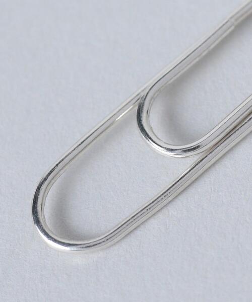 BEAUTY&YOUTH UNITED ARROWS(ビューティーアンドユースユナイテッドアローズ)の「<LOREN STEWART>SILVER PAPER CLIP EARRING/ピアス. ◆(ピアス(片耳用)・レディース・シルバー・FREE)」の4枚目の写真