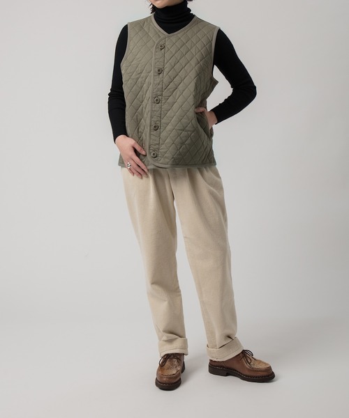 neu-tre（ヌートル）の「【WEARISTA Kumika】ライナーベスト（ベスト・レディース・ブラック/カーキ・FREE）」の8枚目の写真