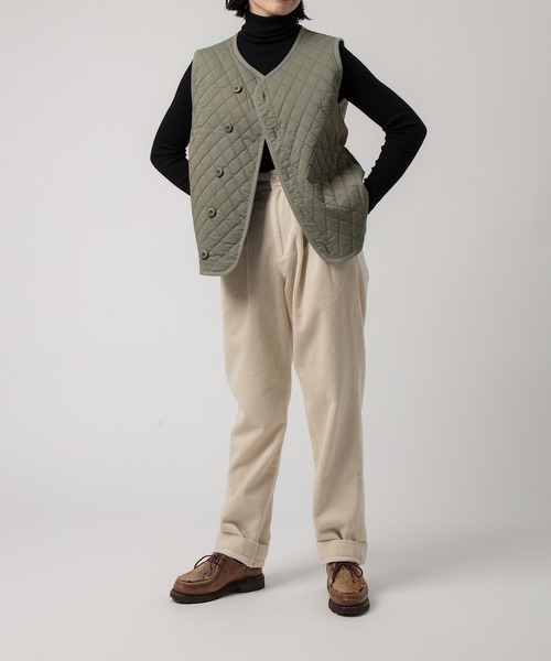 neu-tre（ヌートル）の「【WEARISTA Kumika】ライナーベスト（ベスト・レディース・ブラック/カーキ・FREE）」の13枚目の写真