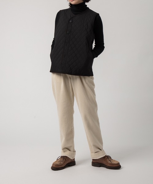 neu-tre（ヌートル）の「【WEARISTA Kumika】ライナーベスト（ベスト・レディース・ブラック/カーキ・FREE）」の14枚目の写真