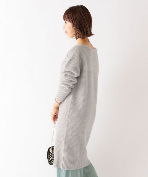 SHIPS any(シップス エニィ)の「SHIPS any: フォックス ミックス ボクシーワンピース◇(ワンピース・レディース・ライトグレー/ブラック・ONE SIZE)」の12枚目の写真