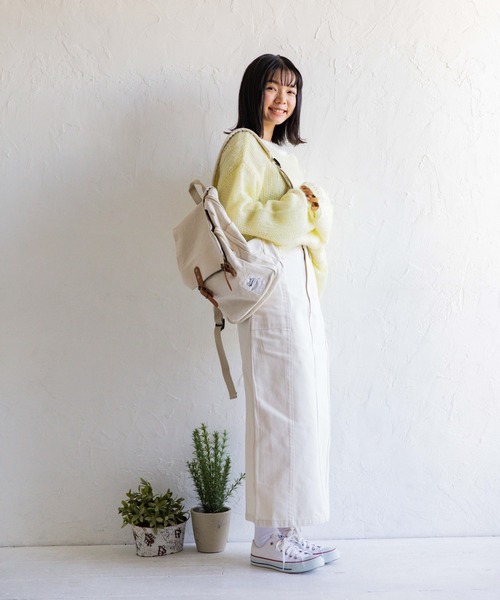 Mysa&Liina（ミーサリーナ）の「デニムセミフレアペンシルスカート（デニムスカート・レディース・サンドベージュ/ブルー/アイボリー/インディゴブルー/ブラック・M）」の6枚目の写真