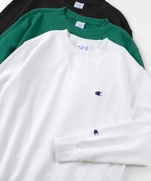 【Champion/チャンピオン】クルーネック ロゴ刺繍 ワンポイント トレーナー スウェット プルオーバー