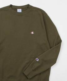 Champion | 【Champion/チャンピオン】クルーネック ロゴ刺繍 ワンポイント トレーナー スウェット プルオーバー(スウェット)