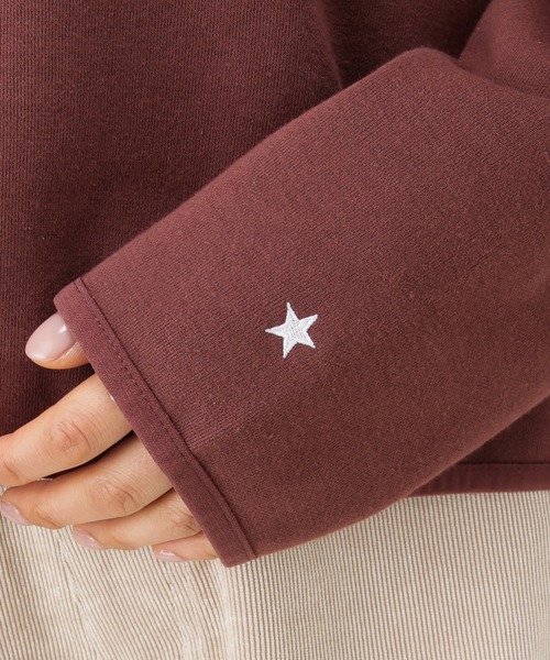 CONVERSE(コンバース)の「CONVERSE コンバース ダンボールニット素材 長袖Tシャツ(Tシャツ/カットソー・レディース・ホワイト/ブラック/ブラウン・M/L)」の14枚目の写真