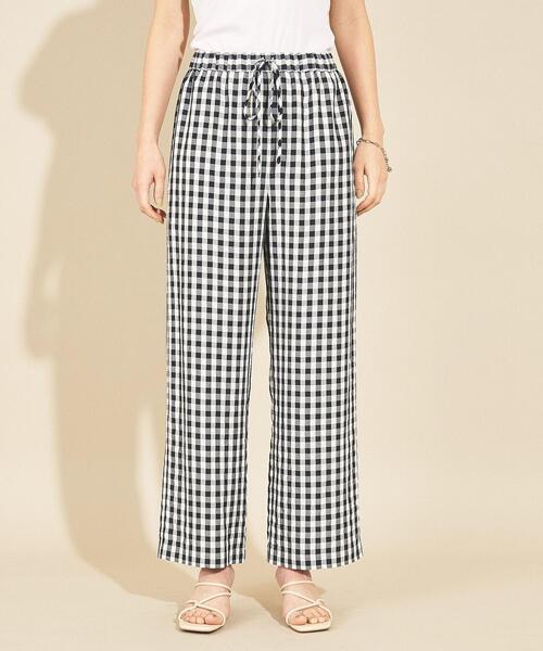 BEAUTY&YOUTH UNITED ARROWS(ビューティーアンドユースユナイテッドアローズ)の「BY∴ ギンガムチェックイージーパンツ -ウォッシャブル-(その他パンツ・レディース・ブラック/ブラウン/ライム/その他5・S/M)」の22枚目の写真