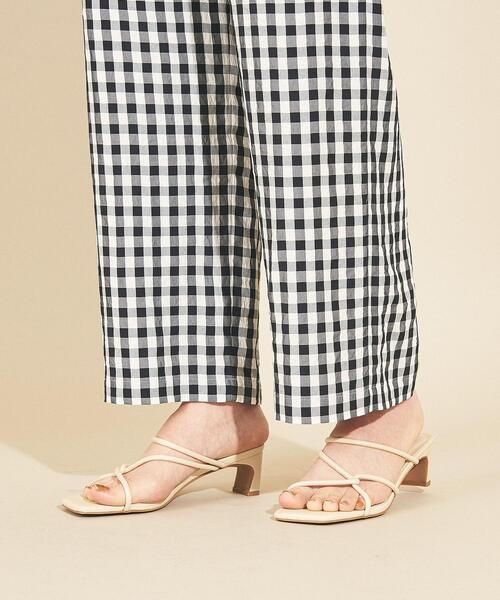 BEAUTY&YOUTH UNITED ARROWS(ビューティーアンドユースユナイテッドアローズ)の「BY∴ ギンガムチェックイージーパンツ -ウォッシャブル-(その他パンツ・レディース・ブラック/ブラウン/ライム/その他5・S/M)」の15枚目の写真