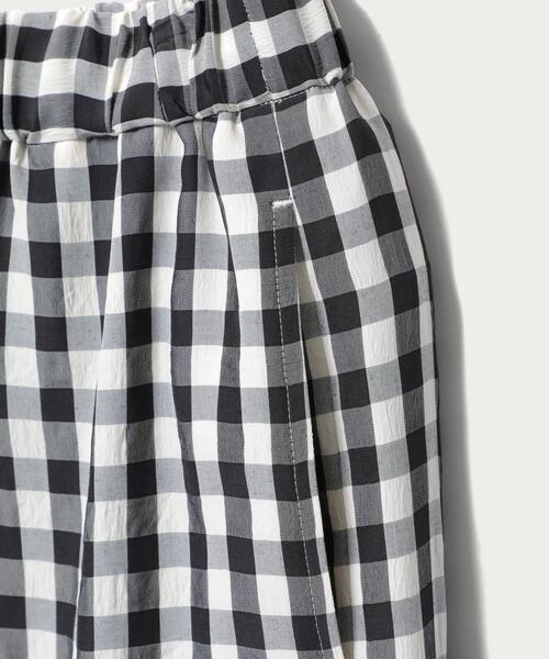 BEAUTY&YOUTH UNITED ARROWS(ビューティーアンドユースユナイテッドアローズ)の「BY∴ ギンガムチェックイージーパンツ -ウォッシャブル-(その他パンツ・レディース・ブラック/ブラウン/ライム/その他5・S/M)」の10枚目の写真