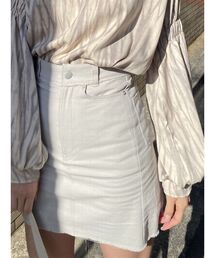 カットオフタイトミニスカート