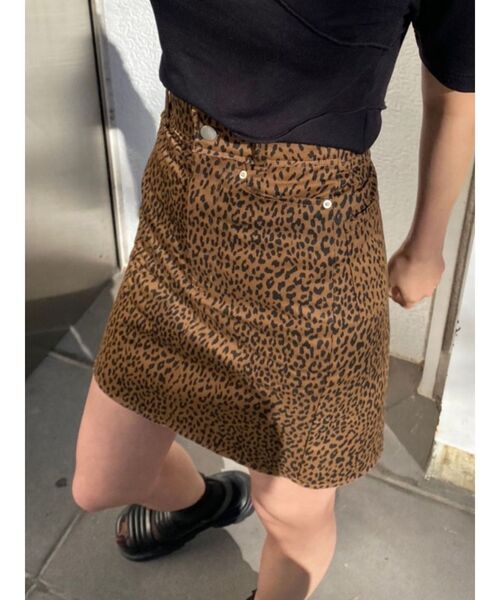 EMODA（エモダ）の「カットオフタイトミニスカート（スカート・レディース・グレー/ブラック/その他・SMALL/MEDIUM）」の3枚目の写真