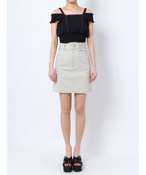 EMODA（エモダ）の「カットオフタイトミニスカート（スカート・レディース・グレー/ブラック/その他・SMALL/MEDIUM）」の12枚目の写真