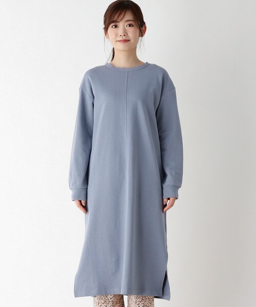 pink adobe（ピンクアドベ）の「◆【M-LL】バックデザイン ワンピース（ワンピース・レディース・チャコールグレー/ライトグレー/ブルー・40/38/42）」の7枚目の写真