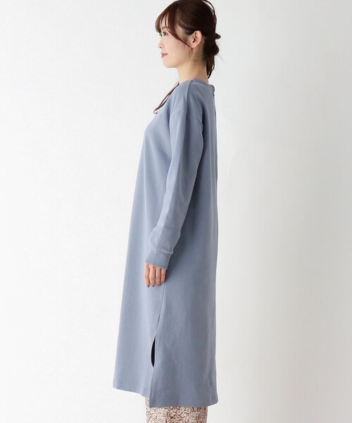 pink adobe（ピンクアドベ）の「◆【M-LL】バックデザイン ワンピース（ワンピース・レディース・チャコールグレー/ライトグレー/ブルー・40/38/42）」の9枚目の写真