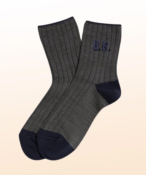 コットンブレンド リブ B B クルーソックス ソックス 靴下 Brooks Brothers ブルックスブラザーズ のファッション通販 Zozotown