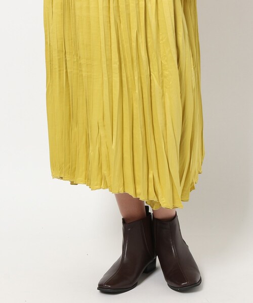 THE SHOP TK （ザ ショップ ティーケー ）の「◆ビンテージプリーツスカート（スカート・レディース・イエロー/サンドベージュ/ライトベージュ・12/13）」の12枚目の写真