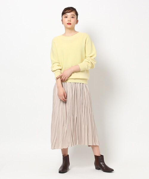 THE SHOP TK （ザ ショップ ティーケー ）の「◆ビンテージプリーツスカート（スカート・レディース・イエロー/サンドベージュ/ライトベージュ・12/13）」の10枚目の写真